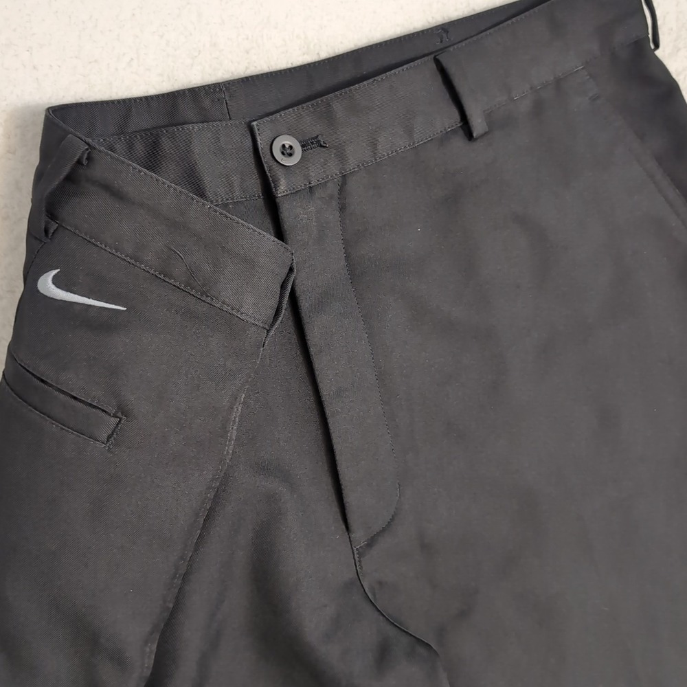 Nike Dri Fit‎ Men's 36x32 Dress Pants Black Active Athletic Golf